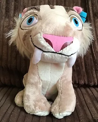 Ice Age Shira Sabre Tooth Tiger Grey Soft Plush Toy 7” TCC Fox • £14.99