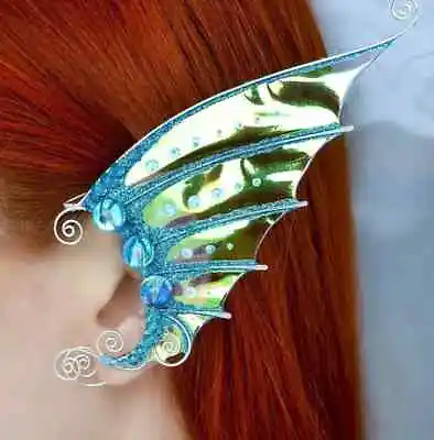 Mermaid Ear Cuffs No Piercing Elf Ear Cuffs Jewelry Fairy Earrings • $73