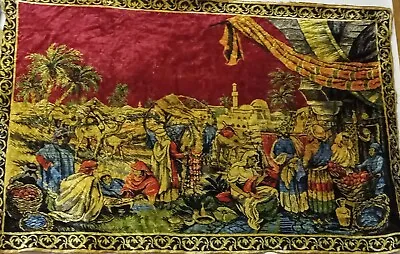 Large Vintage Middle Eastern Tapestry • $80