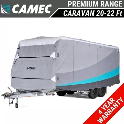 Camec Premium Caravan Cover 20-22ft 20 Ft To 22 Ft 6.0-6.6m With 4 Year Warranty • $445