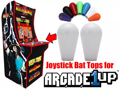 Arcade1up Mortal Kombat - Joystick Bat Tops UPGRADE! (2pcs White) • $11.95