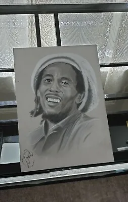 Bob Marley Reggae Pencil Hand Drawn Art Print Collectable A3 Fan Picture Music • £20