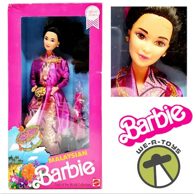 Malaysian Barbie Dolls Of The World Special Edition 1990 Mattel 7329 • $26.95