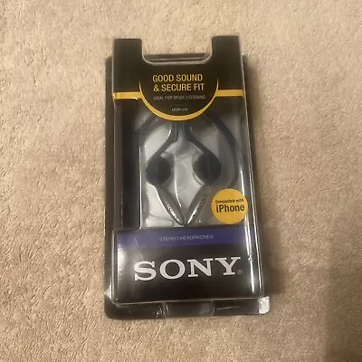 Sony MDR-J10 Vertical-In-Ear Clip-On Headphones Blue New Old Stock 2007 🎧 • $49.98
