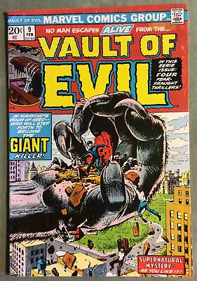Vault Of Evil  #9.   1974.   Bronze Age.  Marvel Comics. • £12
