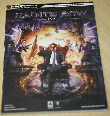 Saints Row IV Bradygames Signature Series Guide • $24.99