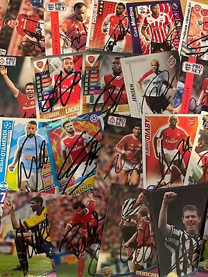 Match Attax Shoot Out And Other All Signed Cards 1 • £2.49