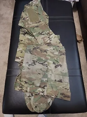Military OCP Uniform Large Regular Set Multicam Zipper • $50