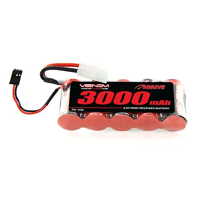 Venom 6V 3000mAh 5 Cell Large Receiver NiMH Battery : RC Boat Traxxas Spartan • $22.99