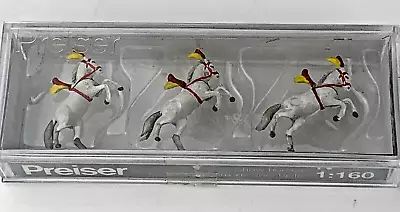 Preiser 79712 N Scale Show Horses Circus Figures NIP • $24