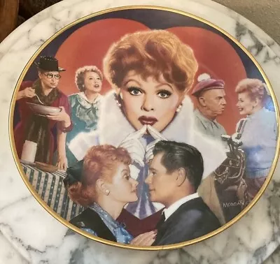 I Love Lucy 1992 Hamilton Collection Plate  Lucy  By Morgan Weistling 9 1/4” • $28