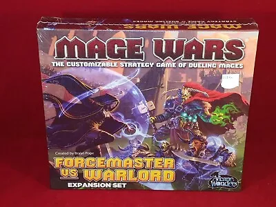 Mage Wars: Forcemaster Vs. Warlord Expansion Set 2012 NEW Sealed Arcane Wonders • $36