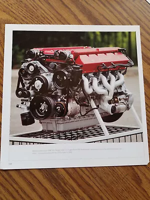 Dodge Viper V-10 450 H.p. Engine Motor Magazine Advertisement Print Ad • $3.99