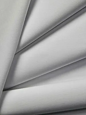 £6.75 • Buy Double Width White Cotton Twill Curtain Lining Fabric Material 274cm Wide - 160g