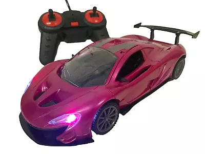 Ferrari Pink Radio Remote Control Car 1/18 Batman Opening Doors - NEW BOXED • £13.99