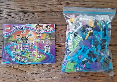 LEGO FRIENDS 41130 - Amusement Park Roller Coaster - Complete & In VGUC! • $79.99