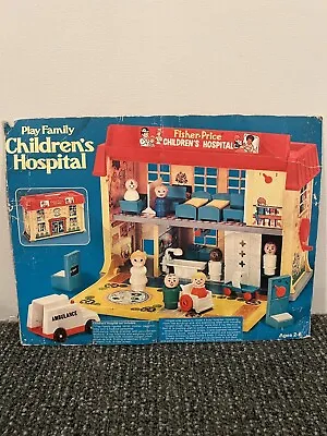 Vintage Fisher Price Toy Hospital 1970 • $180