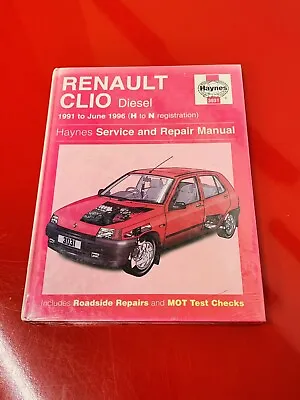 Renault Clio Diesel 1991 To 1996 New Old Stock Haynes Service And Repair Manual • £9