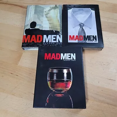 Mad Men Seasons 1-3 DVD Box Set Season 1 2 3 Complete Total 12 Discs Preowned • $12.99