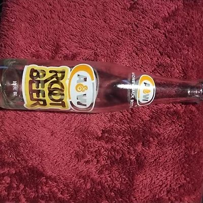 Vtg A&W Rootbeer Glass Bottle Soda Pop 10 FL OZ • $4.49
