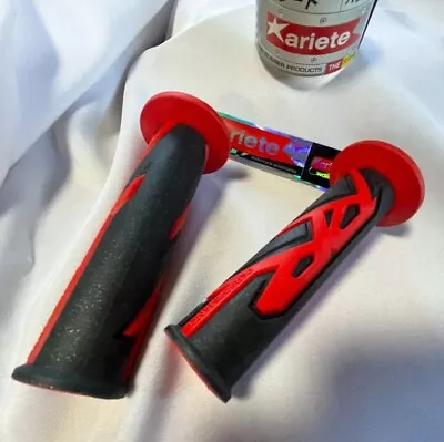 Ariete Harri's RR Black Red Motorcycle Grips • $9.99