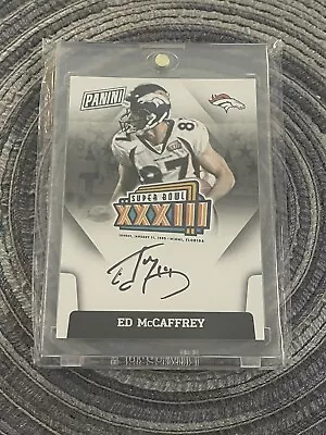 2015 Panini Super Bowl Ed Mccaffrey Auto Ssp Rare • $199.99