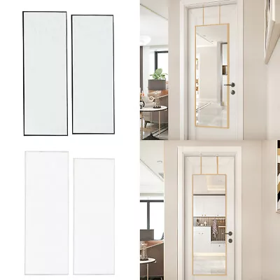 78/118cm Long Mirror Tall Over Door Full Length Mirrors Bedroom Dressing Hanging • £20.95