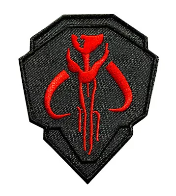 Mandalorian Bounty Hunter Boba Shield Patch [Hook Fastener - SW14 • $7.95