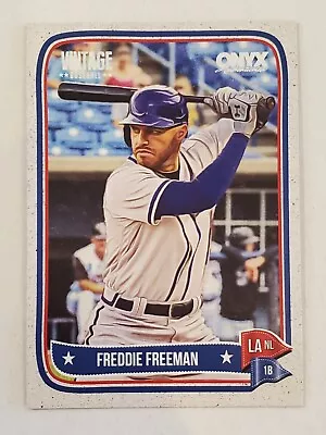 FREDDIE FREEMAN 2024 Onyx Vintage BASE CARD #OVFRFR Dodgers • $1.49