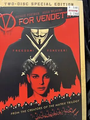 V For Vendetta (Two-Disc Special Edition) - DVD - VERY GOOD • $3.80