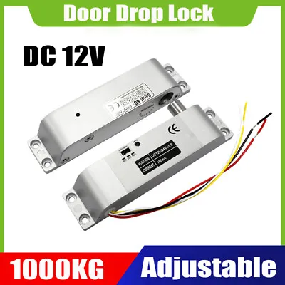 Electric  Door Lock Magnetic Lock Induction Access Control System 12V 1000KG • £27.38