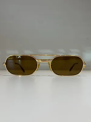 $595 • Buy Authentic Cartier Le Must Vendome 53-20 Vintage Sunglasses