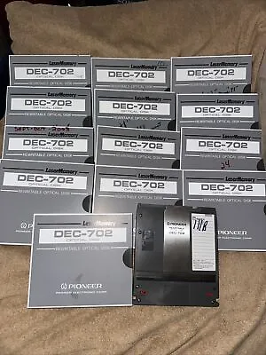 Used Pioneer DEC-702 650MB Rewritable RW MO Optical Disk - Lot Of 14 • $200