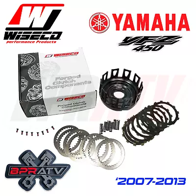 07-13 Yamaha YFZ450 YFZ 450 Wiseco Heavy Duty Clutch Basket Steel Fibers Springs • $258.98