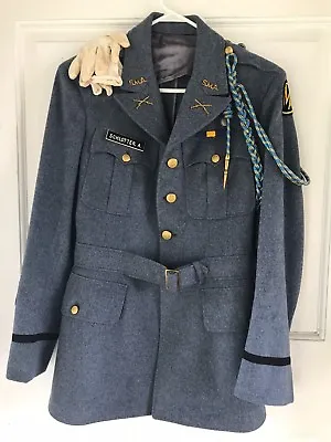 Staunton Military Academy Decorated Uniform Coat & Gloves SMA  Named Staunton VA • $100
