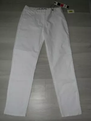 Freestyle Revolution Sz 5 White Crop Pants Cotton Spandex Blend • $12