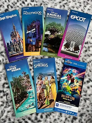 Walt Disney World/Universal Florida Park Maps September 2023 Set Of 46 Or 7 • £4.50