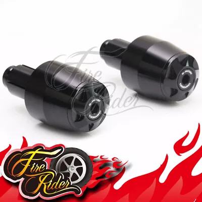 CNC BEJ Black End Cap Black Bar Ends For Kawasaki ZZR1100 90-01 00 99 98 97 96 • $30.25