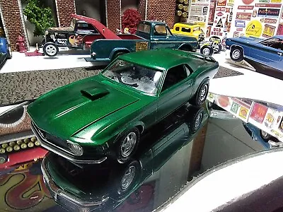 1/25 AMT/Revell  1969 Ford Mustang Mach 1 Built Model Kit 1981 Dated • $25