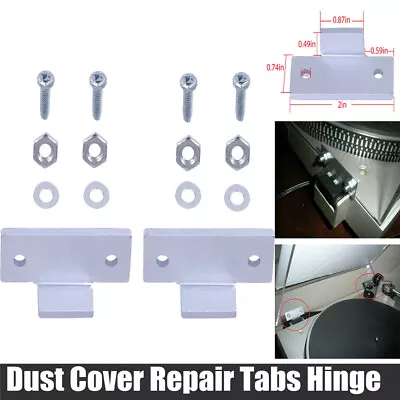 Record Player Dustproof Cover Repair Hinge Kit For Technics SL-D2 3200 B2 D3 • $10.98