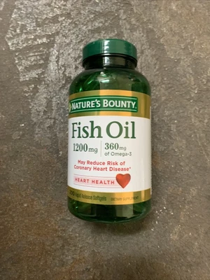 $13.90 • Buy Nature's Bounty Fish Oil Softgels - 200 Count EXP 04/24
