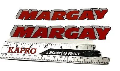 Margay Red Grey Black Karting Decals Vintage McCulloch Kart • $16.99