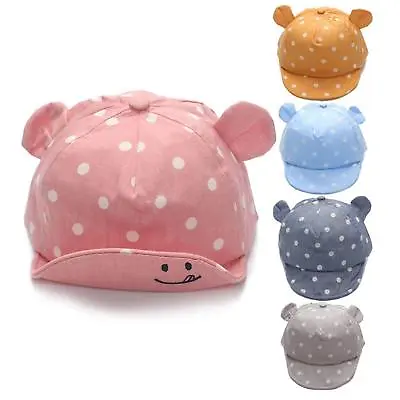 £3.77 • Buy Baby Toddler Dot Dog Ear Sun Cap Baseball Peaked Beret Hat For Boy&Girl Kids LC