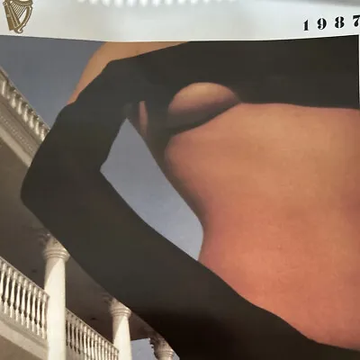 £5 • Buy Very Rare Guinness 1987 Calendar With Black Cutouts Featuring  Female Models 