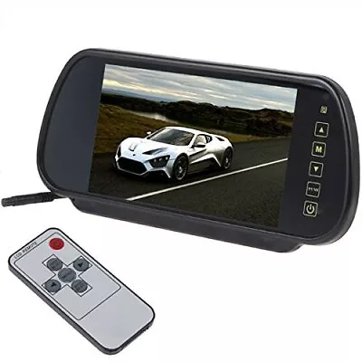 7 Inch 16:9 TFT LCD Widescreen Car Monitor Car Rear View Mirror With Touch Bu... • $79.60