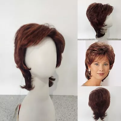 Courtney By Henry Margu Wig In 130R Copper Red Dark Auburn Root Short Wig • $49.98