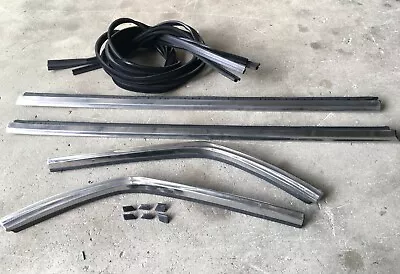 Mazda Rx4 929 Coupe Top Of Door Stainless Moulding Weather Strip Set Second-hand • $800