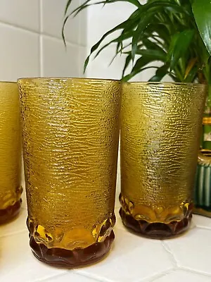 $42 • Buy Brockway Glass Tumblers Gold Set Of 5
