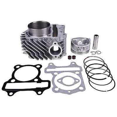 61mm Big Bore Cylinder Kit For GY6 125cc 150cc 200cc Scooter ATV Go Karts Moped • $65.50