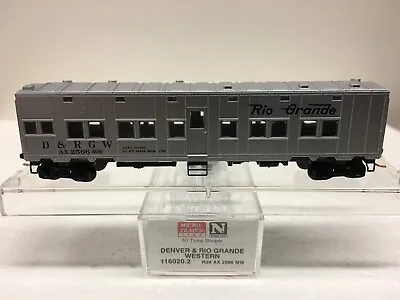 N Scale Micro Trains MTL 116020.2 D&RGW AX2566MW Troop Sleeper • $22